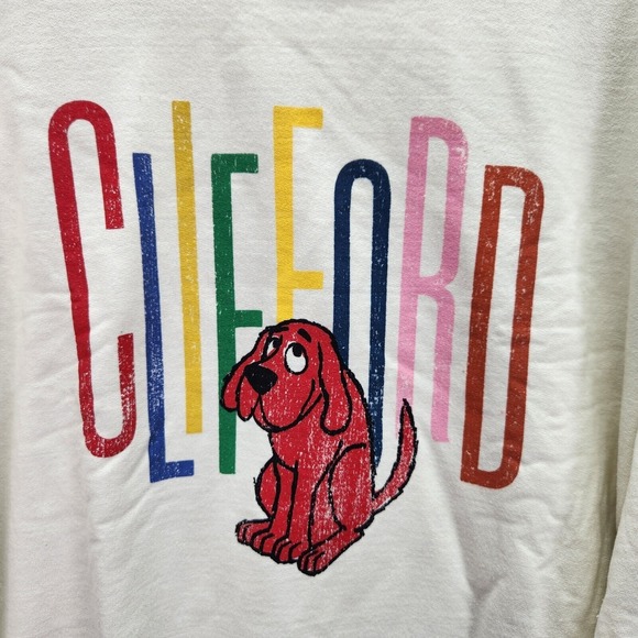 Desert‎ Dreamer Womens Size 1X Clifford The Big Red Dog Graphic Print Sweatshirt - Picture 2 of 6